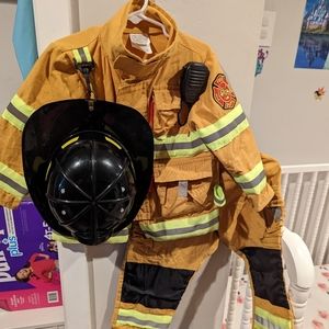 Fireman costume, size 3-4 toddler, originally bought at Costco.